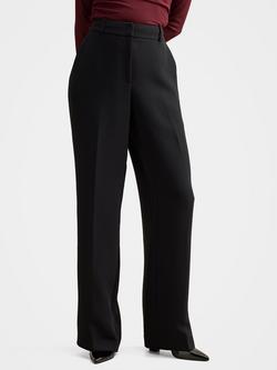 Forever New Petite Dahlia Tailored Trousers, Black, Black