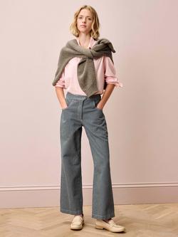 Brora Longline Long Sleeve Shirt, Blossom - view 2, Blossom