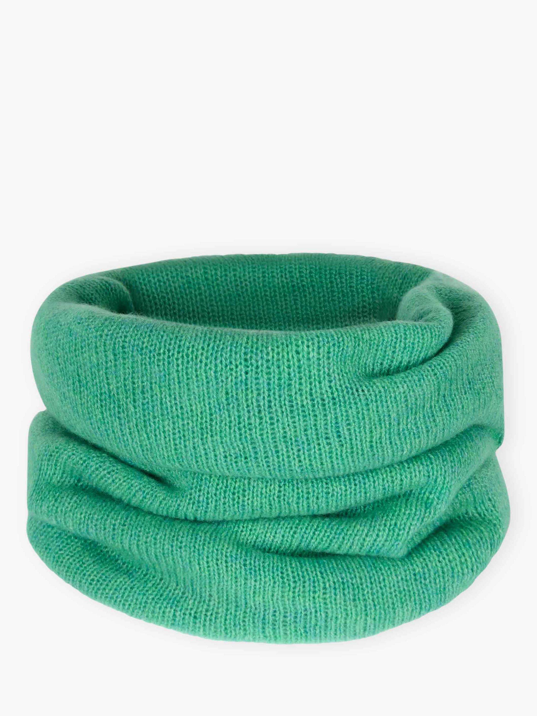 Product image 1 of 2, which shows Brora Gauzy Pure Cashmere Snood, Celadon, One Size