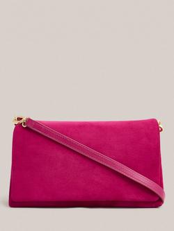 Hobbs Jas Magnetic Closure Clutch, Bright Pink