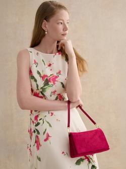 Hobbs Jas Magnetic Closure Clutch - view 2, Bright Pink