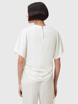 AllSaints Leslie Ruched T-Shirt - view 2, Antique White