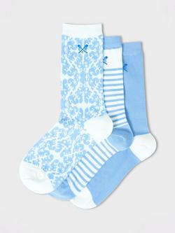 Crew Clothing Bamboo Socks, Pack of 3, Navy Blue, Navy Blue