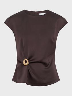 Gerard Darel Claudie Hardware Detail Top, Cinnamon, Cinnamon