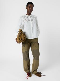 Gerard Darel Cybella Cutwork Shirt, Ecru - view 2, Ecru