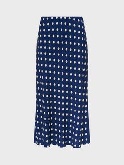 Gerard Darel Jovana Polka Dot Skirt, Blue, Blue
