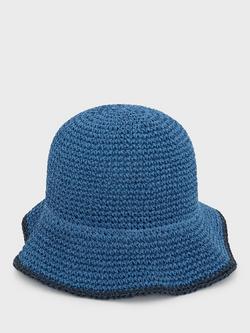Gerard Darel Colourful Sun Hat, Navy, Navy