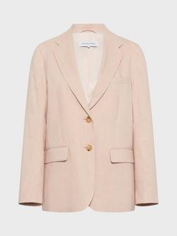 Gerard Darel Tazia Linen Rich Jacket, Light Pink, Light Pink