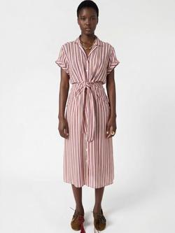 Gerard Darel Raena Striped Midi Shirt Dress, Multicolor - view 2, Multicolor