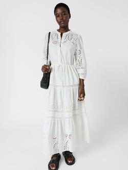 Gerard Darel Rhonie Cutwork Tiered Dress, Ecru - view 2, Ecru