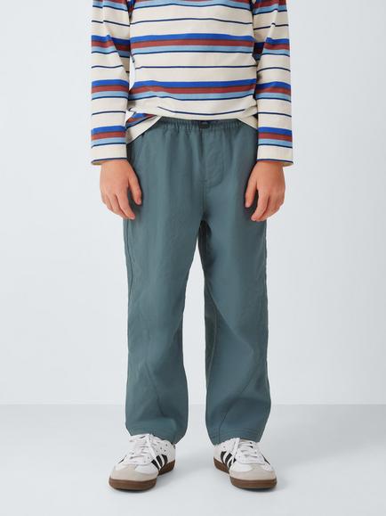 John Lewis Kids' Pull On Trousers, Stormy Weather, Stormy Weather