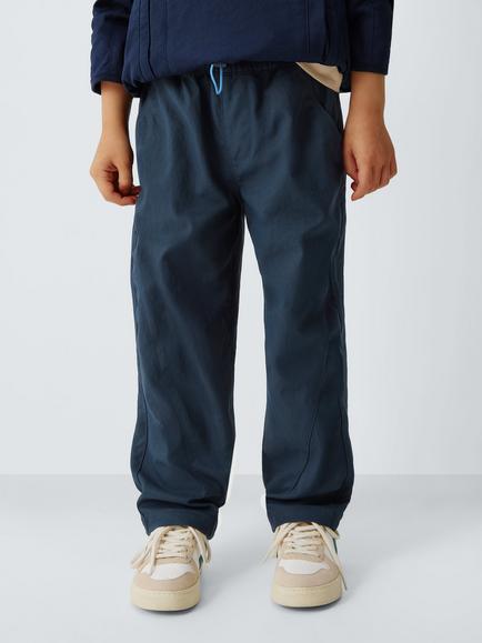 John Lewis Kids' Pull On Trousers, Navy, Navy