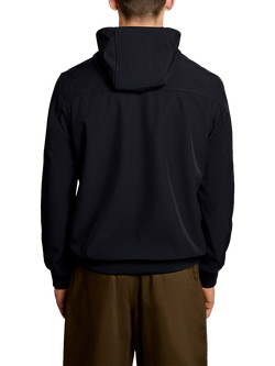 Lyle & Scott Softshell Windbreaker Jacket, Dark Navy - view 2, Dark Navy