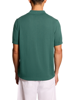 Lyle & Scott Short Sleeve Cotton Polo Shirt, Everglade - view 2, Everglade