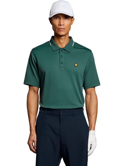 Lyle & Scott Golf Regular Fit Polo Shirt, Mediterranea, Mediterranea