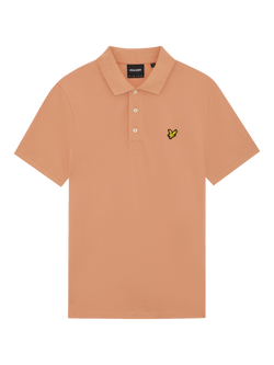 Lyle & Scott Plain Polo Shirt, Terracotta Pot, Terracotta Pot