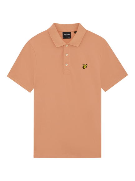 Lyle & Scott Plain Polo Shirt, Terracotta Pot, Terracotta Pot