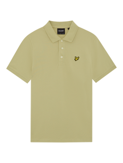 Lyle & Scott Short Sleeve Plain Polo Shirt, Herb Green