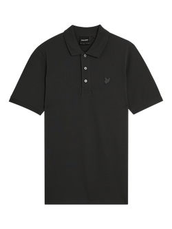Lyle & Scott Superfine Stretch Cotton Polo Shirt, Gunmetal, Gunmetal