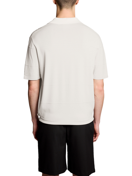 Lyle & Scott Tonal Short Sleeve Polo Shirt, Skylight - view 2, Skylight