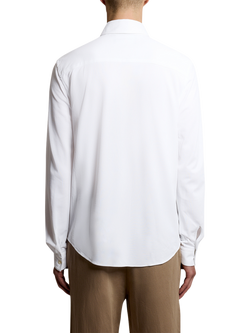 Lyle & Scott Cotton Blend Regular Fit Pique Jersey Shirt, White - view 2, White