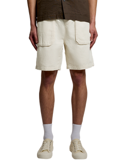 Lyle & Scott Linen Shorts, Putty