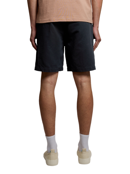 Lyle & Scott Linen Shorts - view 2, Dark Navy