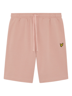 Lyle & Scott Cotton Sweat Shorts, Pink Grapefruit, Pink Grapefruit