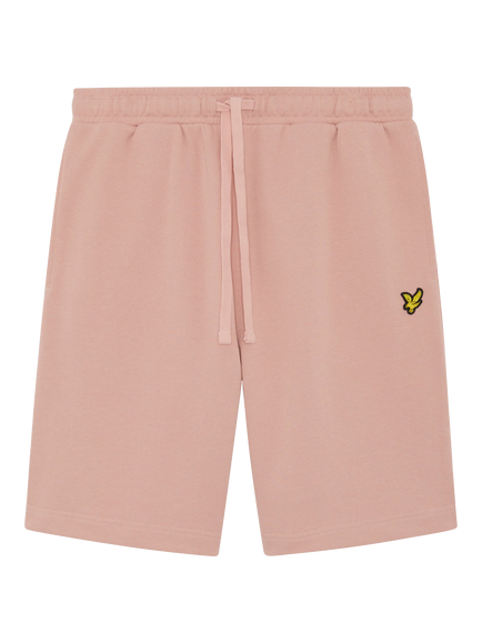Lyle & Scott Cotton Sweat Shorts, Pink Grapefruit, Pink Grapefruit
