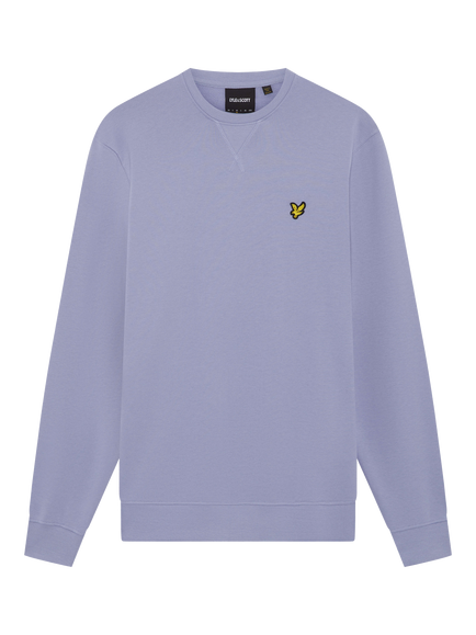 Lyle & Scott Cotton Crew Neck Sweatshirt, Bubble Blue