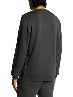 Lyle & Scott Superfine Crew Neck Sweatshirt, Gunmetal - view 2, Gunmetal