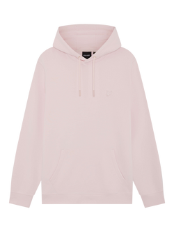 Lyle & Scott Superfine Pullover Hoodie, W488 Light Pink, W488 Light Pink