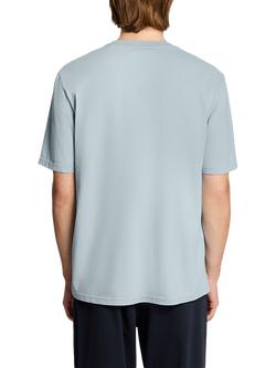 Lyle & Scott Cotton Regular Fit Cargo Pocket Detail T-Shirt, W596 Opal Blue - view 2, W596 Opal Blue