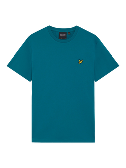 Lyle & Scott Cotton Regular Fit Short Sleeve T-Shirt, Y134 Lagoon