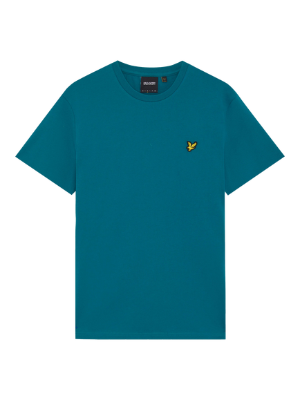 Lyle & Scott Cotton Regular Fit Short Sleeve T-Shirt, Y134 Lagoon