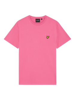 Lyle & Scott Cotton Regular Fit Short Sleeve T-Shirt, Y136 Hot Pink