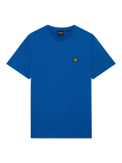 Lyle & Scott Cotton Regular Fit Short Sleeve T-Shirt, Lucid Blue