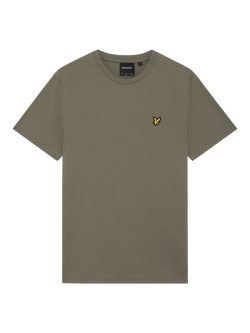 Lyle & Scott Cotton Regular Fit Short Sleeve T-Shirt, Khaki Ash