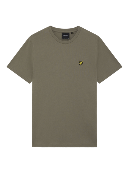 Lyle & Scott Cotton Regular Fit Short Sleeve T-Shirt, Khaki Ash
