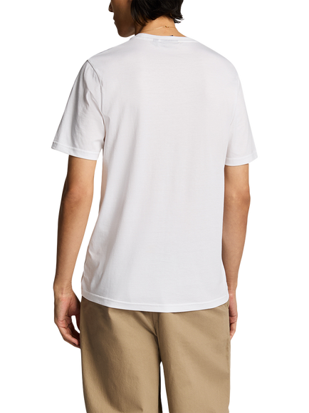 Lyle & Scott Superfine Cotton Regular Fit Short Sleeve T-Shirt, White - view 2, White
