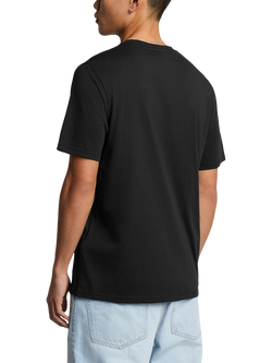 Lyle & Scott Superfine Cotton Regular Fit Short Sleeve T-Shirt, Jet Black - view 2, Jet Black