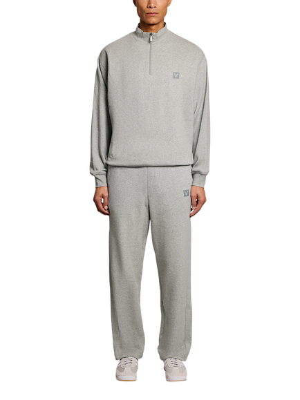 Lyle & Scott Straight Leg Lounge Joggers, Light Grey Marl, Light Grey Marl