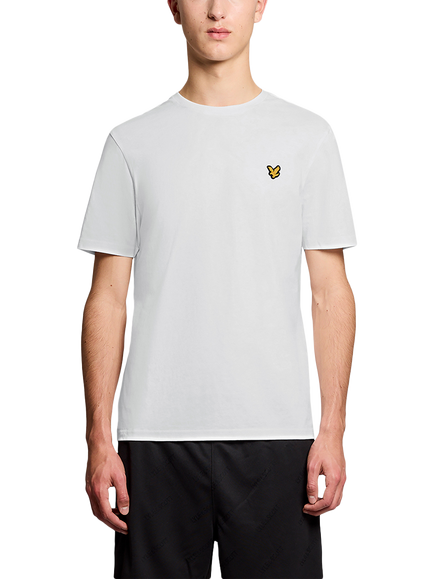 Lyle & Scott Sports Cotton Blend Short Sleeve T-Shirt, White, White