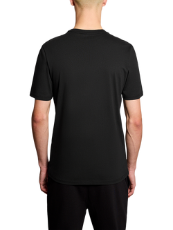 Lyle & Scott Sports Cotton Blend Short Sleeve T-Shirt, Z271 Dark Navy - view 2, Jet Black