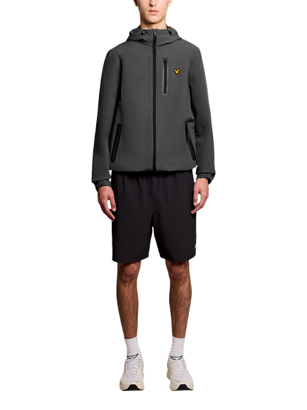 Lyle & Scott Sleeve Branded Jacket, Grey - view 2, Grey