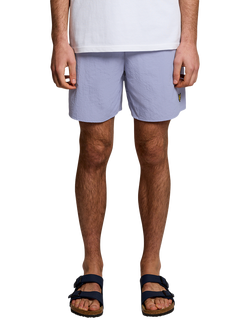 Lyle & Scott Plain Swim Shorts, Bubble Blue - view 2, Bubble Blue