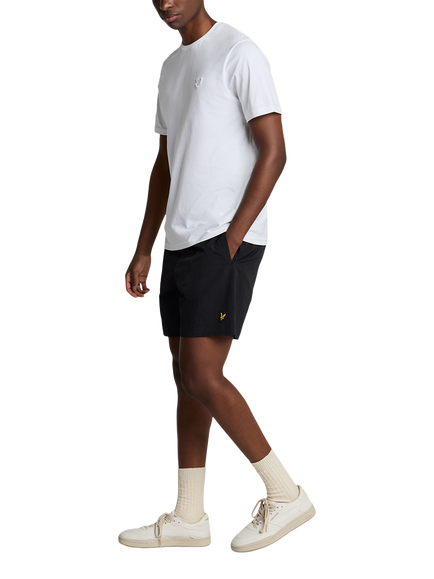 Lyle & Scott Plain Swim Shorts, Jet Black - view 2, Jet Black