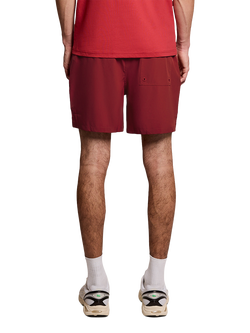 Lyle & Scott Sport Detail Swim Shorts, Garnet - view 2, Garnet