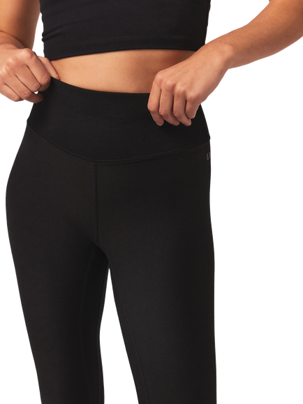 Lovall High Rise Lightweight Leggings, Black - view 2, Black