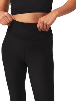 Lovall Petite High Waist Lightweight Leggings, Black - view 2, Black